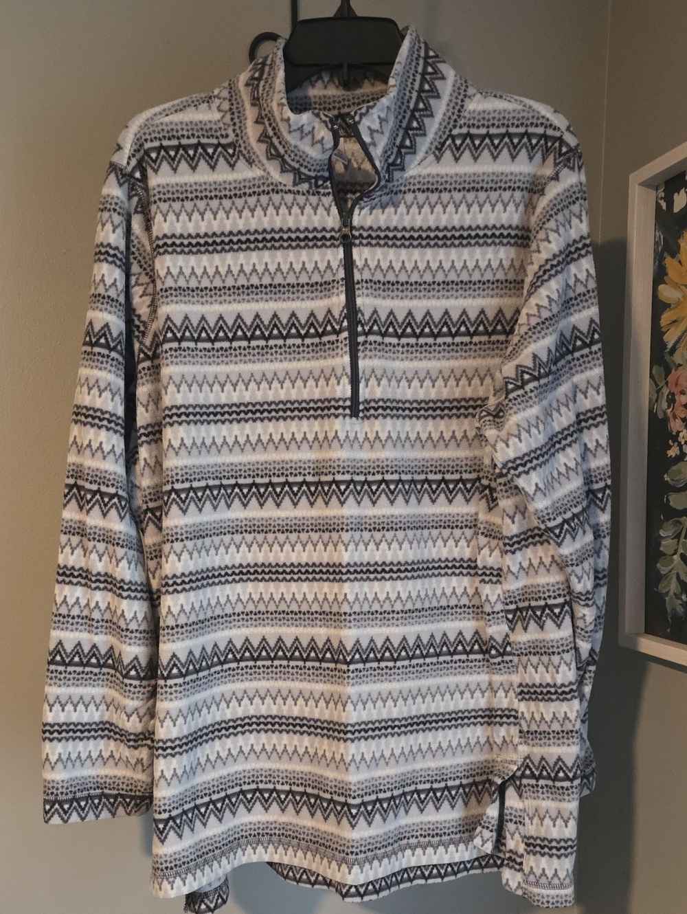 exertek Women's Half-Zip Patterned Pullover Size 2X